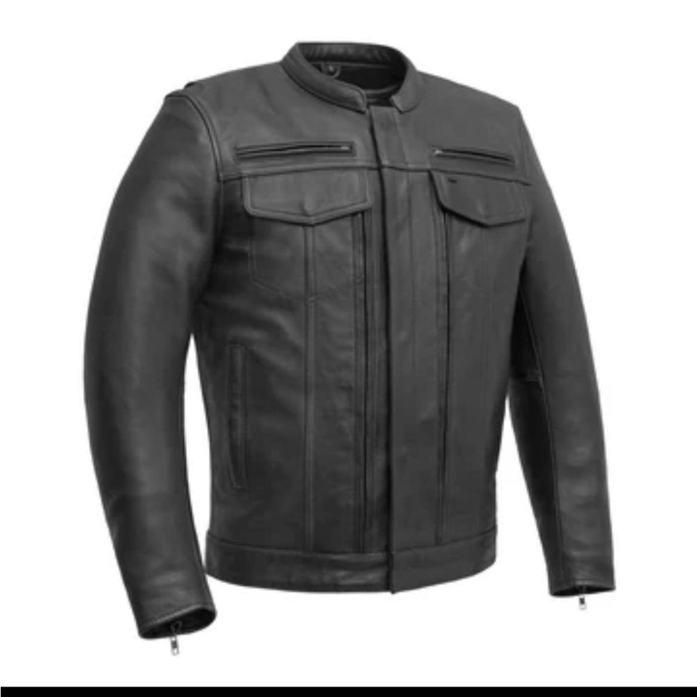 Raider Men's Motorcycle Leather Jacket